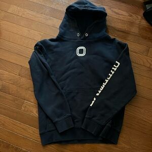 Overtime classic hoodie, navy blue, size small